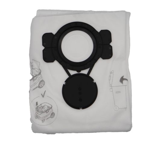 Nilfisk 107419593 FLEECE FILTER BAG (PKT 5) TO SUIT ATTIX 33-2M VAC 107419593