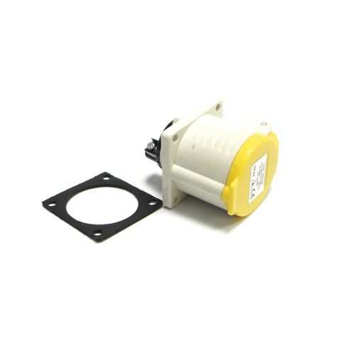 Elite 110 Volt 16 Amp IEC60309 Panel Socket 16APS110 