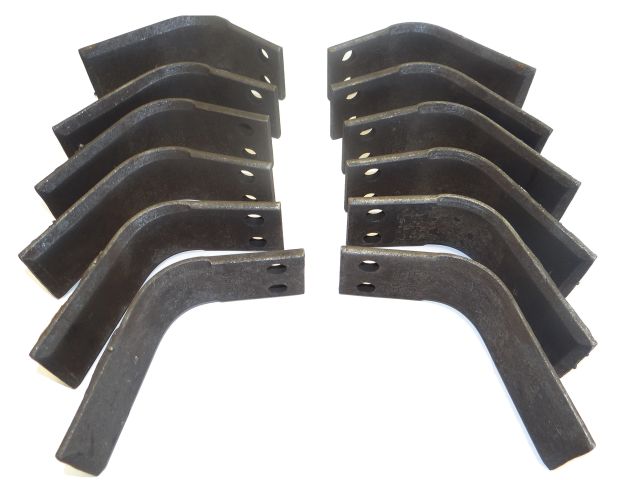 Barreto Rotavator Complete Tine Set Fits 9hp & 13hp After Serial Number 14250 TINE918