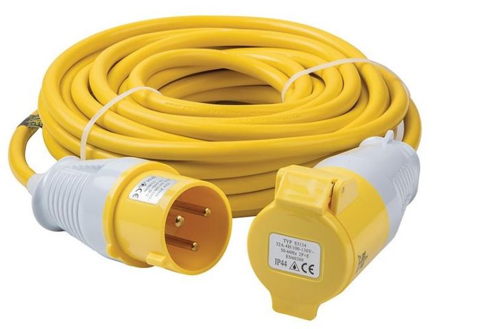 Elite 110 Volt 14 Metre Extension Lead EXL14M110