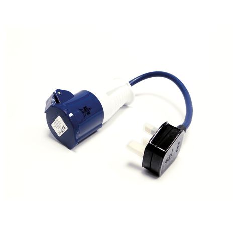 Elite 240 Volt Fly Lead 13 Amp Plug With 16 Amp Coupler FL13