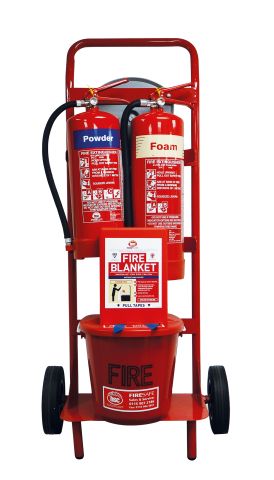 Mobile Fire Point Trolley Fluorine Free Foam & Dry Powder Extinguishers FPT1