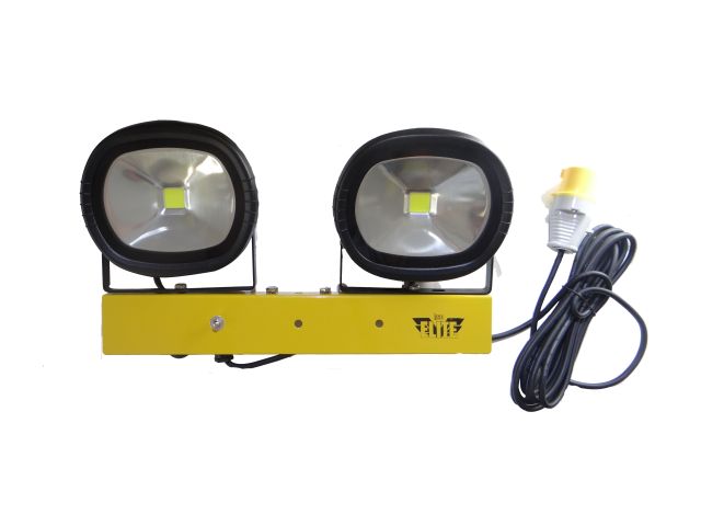 Elite 110 Volt LED 11000 Lumens Pre Wired Double Head Inc Bracket LED35WDHLO