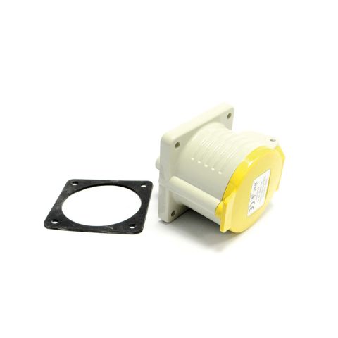 Elite 110 Volt 32 Amp IEC60309 Panel Socket PS32A110  