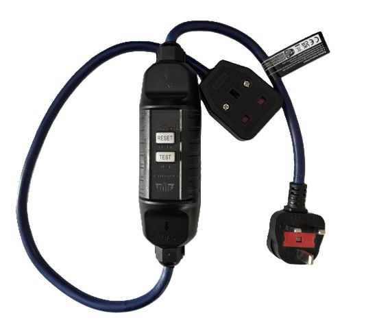 Elite 240 Volt Inline RCD 13 Amp Plug & 13 Amp Socket RCDI1313