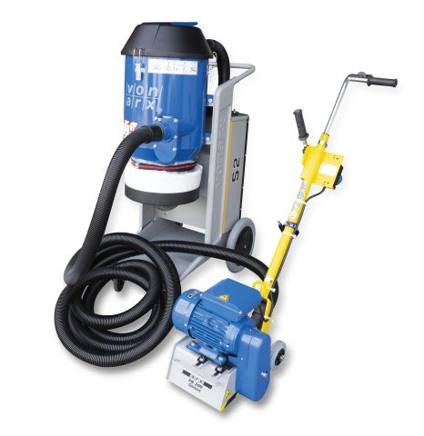 Von Arx 110 Volt S2 HEPA Dust Extractor/Vacuum Plus FR200 Scarifier Bundle VAS2FR200110B