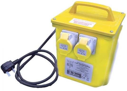 Elite 3.3 KVA Power Tool Rated Transformer T3KVA2X16