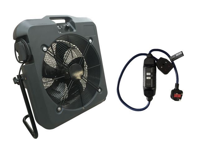 Tempest 240 Volt MB50 MK2 Cooling Fan With Inline RCD T5000MK2240RCDI