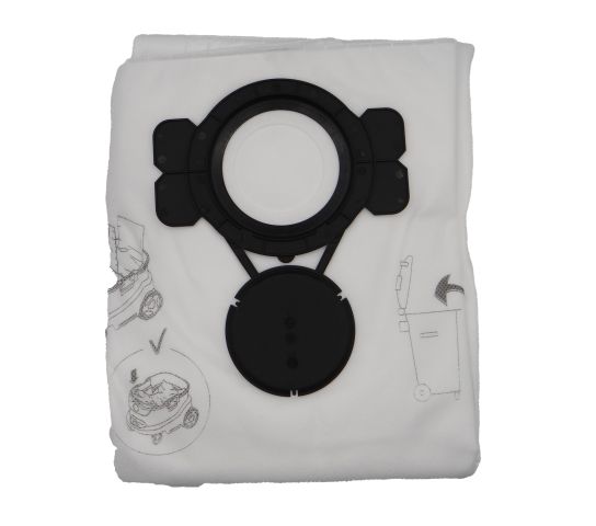 Nilfisk 107419593 FLEECE FILTER BAG (PKT 5) TO SUIT ATTIX 33-2M VAC 107419593