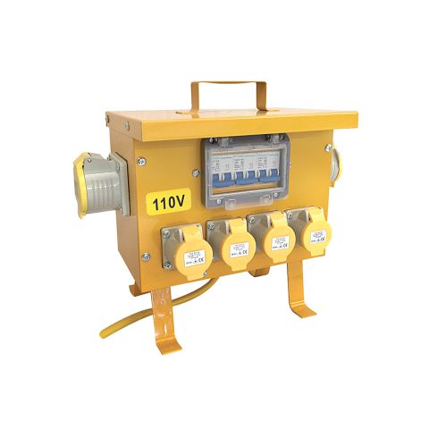 Elite 110 Volt Six Way Splitter Box and MCB Protection 6WSBMCB